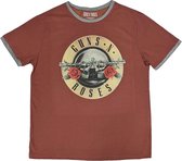 Guns N' Roses - Classic Logo Heren T-shirt - XL - Rood