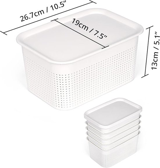 opslag bakken Engels 9 stuks / h17 x 30 x 40cm - , Online veiling van metaal, machines en