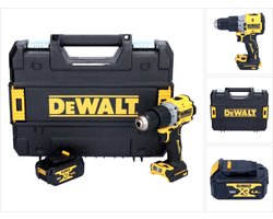 DeWalt DCD 805 NT accu-klopboormachine 18 V 90 Nm borstelloos + 1x accu 4,0 Ah + TSTAK - zonder oplader