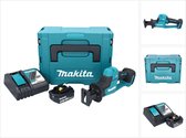 Makita DJR 189 RT1J Accu Reciprozaag 18 V Brushless + 1x accu 5.0 Ah + lader + Makpac