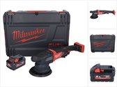 Milwaukee M18 FROP21-551X Snoerloze excentrische polijstmachine 18 V 150 mm borstelloos + 1x oplaadbare batterij 5.5 Ah + HD box - zonder lader
