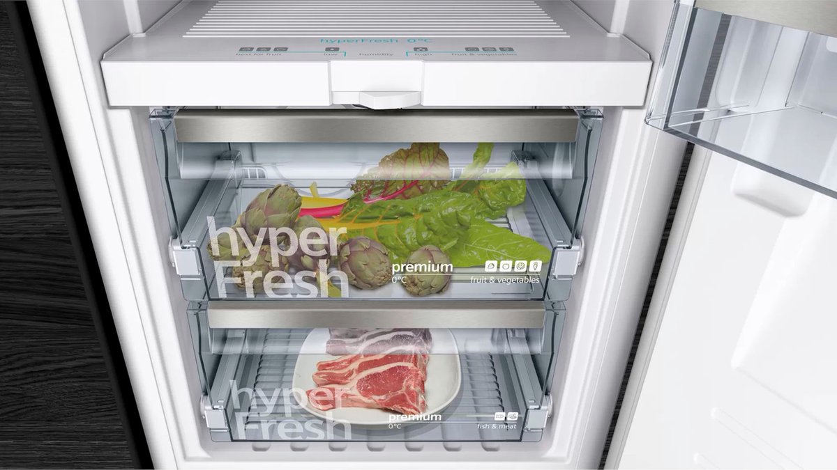 Siemens KI51FADE0 iQ700 inbouwkoelkast met hyperFresh Premium