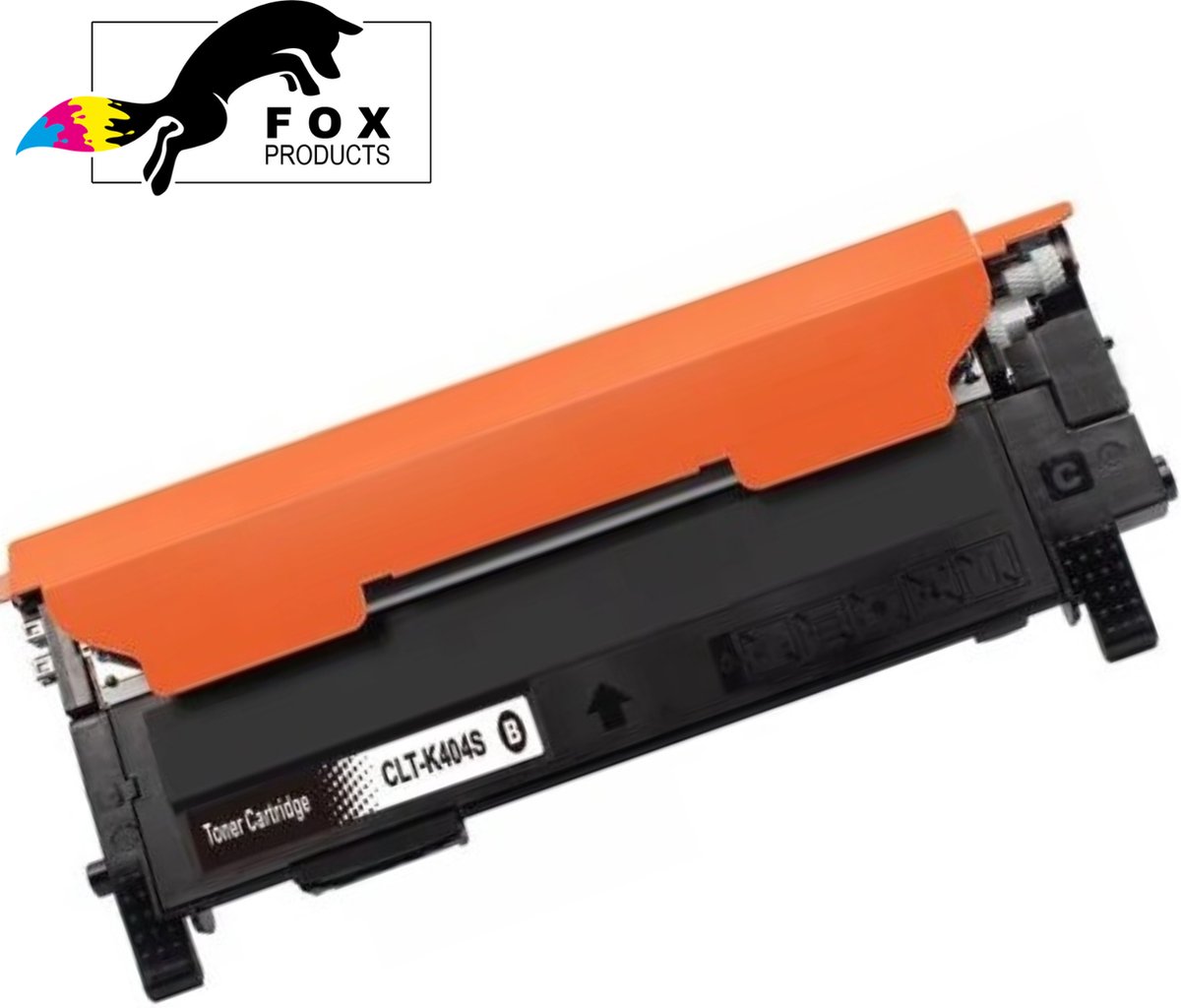 FoxProducts® CLT-404S / CLT-P404 - zwart black Geschikt voor Samsung SL C430, C430W, C430W, C480, C480FN, C480FW, C480W, Samsung Xpress C480, C480FN, C480FW, C480W, C430, C430WCLT-K404S, - CLT-C404S, CLT-M404S en CLT-Y404S
