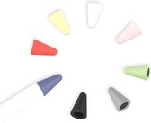 Ibley Pencil tip cover voor Apple Pencil 1/2 kleurmix - 8 stuk(s) - Silicone pen tips