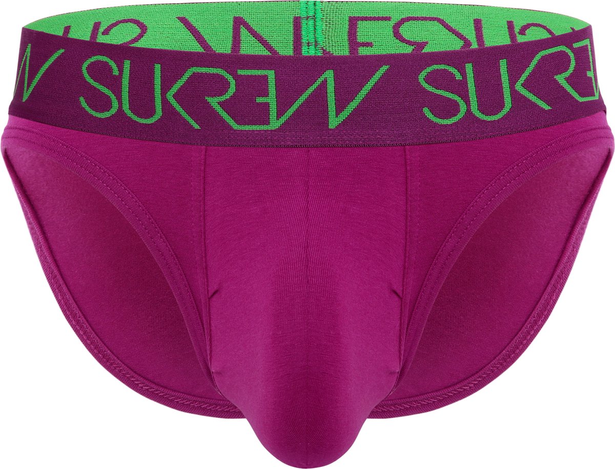 SUKREW Classic Brief Deep Purple - MAAT XXL - Heren Ondergoed - Slip voor Man - Mannen Brief