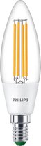 Philips MASTER LEDcandle Ultra Efficient E14 Kaars Helder 2.3W 485lm - 840 Koel Wit | Vervangt 40W