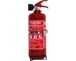 Schuimblusser 2 liter - vorstvrije brandblusser schuim - brandklasse ABF - Incl. wandbeugel en keuringssticker
