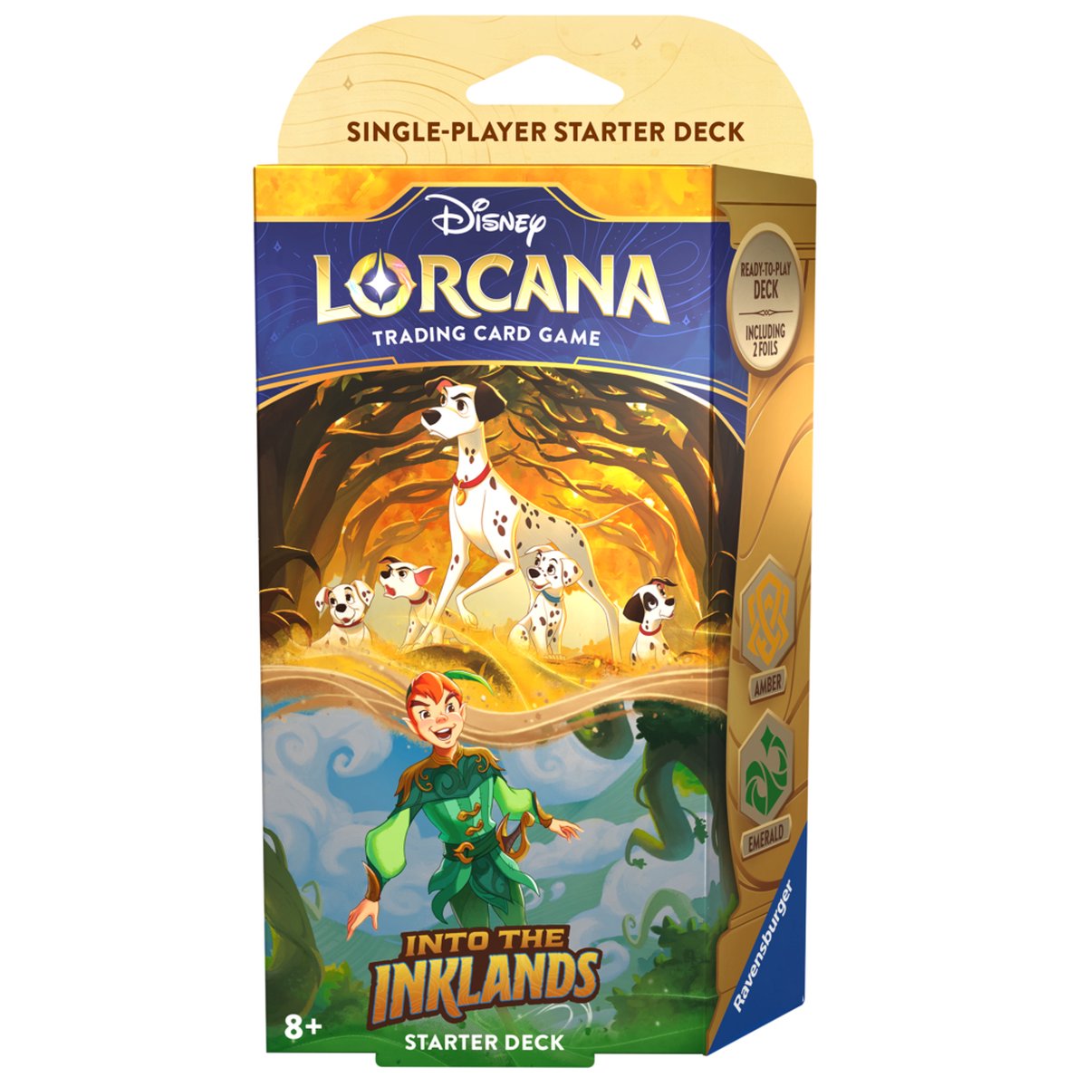 Disney Lorcana: Into the Inklands Starter Deck Pongo en Peter Pan
