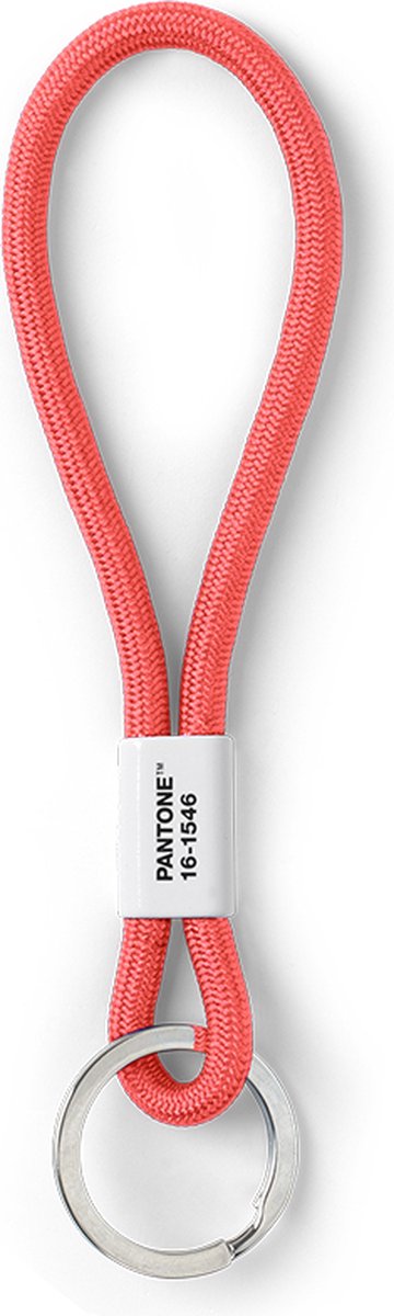 Pantone Sleutelhanger - Living Coral 16-1546 - COY2019 - Keycord Klein - by Copenhagen Design