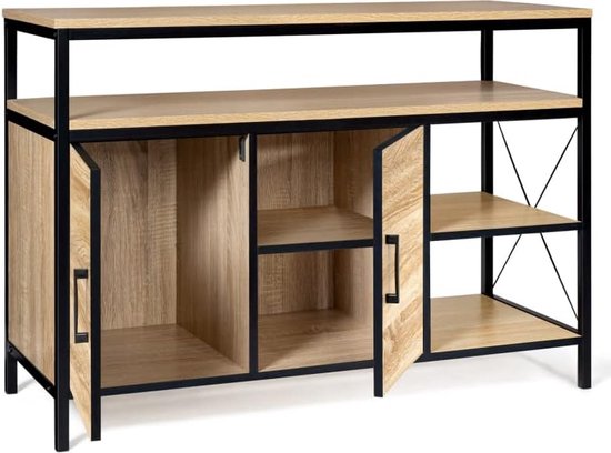 Goedkope industriële hoge tafel en 4 krukken - DETROIT | ID Market