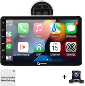 Dirmo - Système de navigation - Autoradio - Apple Carplay - Android Auto - Universel - Fonction de partage d'écran - avec caméra de recul - Bluetooth - Sans fil