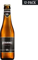 Estaminet Refined Lager 0.0% fles 25cl - 12-pack