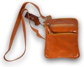 Valentina Bruine Echt Lederen Crossbody Tas | Veelzijdig en Stijlvol voor Koningsdag en Dagelijkse Elegantie