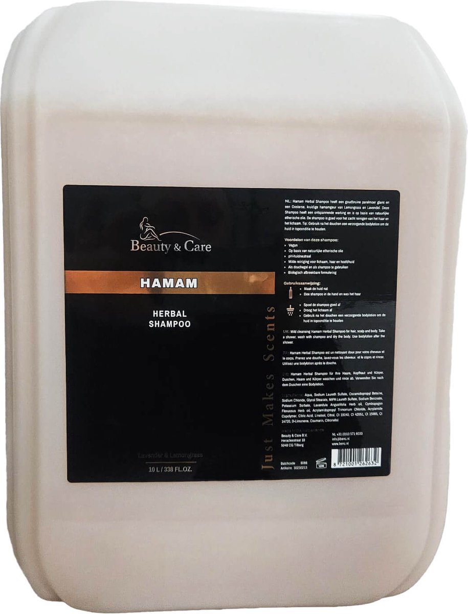 Beauty & Care - Hamam Herbal shampoo - 10 L. new