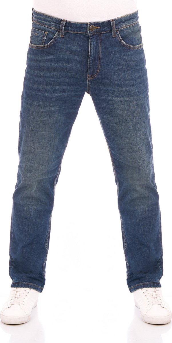 Tom Tailor Heren Jeans Broeken Marvin regular/straight Fit Blauw Volwassenen Denim Jeansbroek