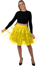 PartyXplosion - Dans & Entertainment Kostuum - Zonnige Petticoat Geel 65 Centimeter Vrouw - Geel - One size - Carnavalskleding - Verkleedkleding