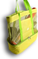 Luxe Geïsoleerde 30L Picknicktas | Groen | 100% Polyester | Lichtgewicht en Waterdicht | Perfect voor Outdoor Avonturen | 35cm Breed