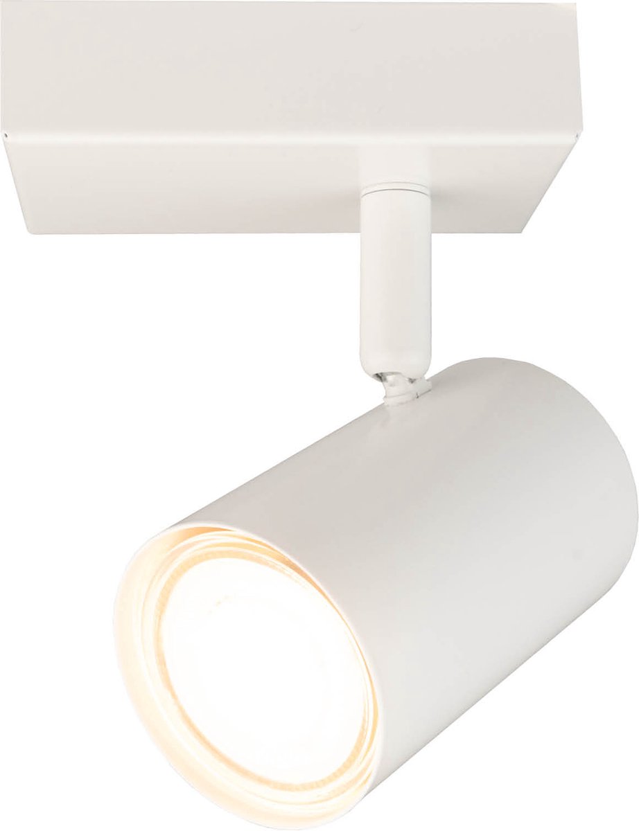 Ledvion LED Plafondspot Wit 1-lichts Rechthoek GU10 3W warm wit