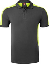 HAVEP Polo Bicolor 10074 - Charcoal/Fluo Geel - XL