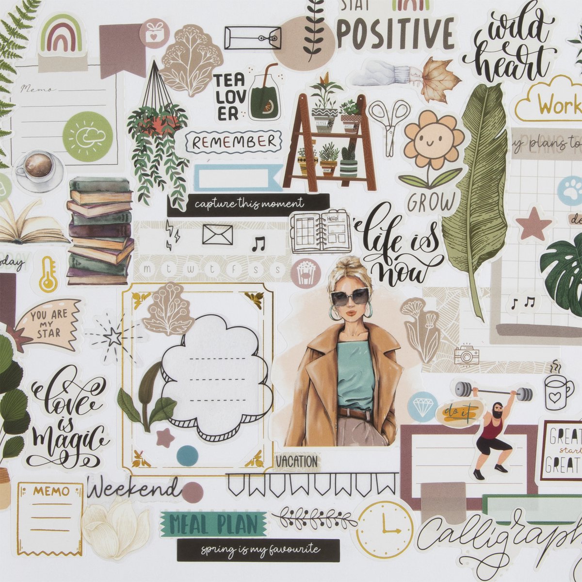 3 Stuks Plannersjablonen, Handgemaakte Flexibele
