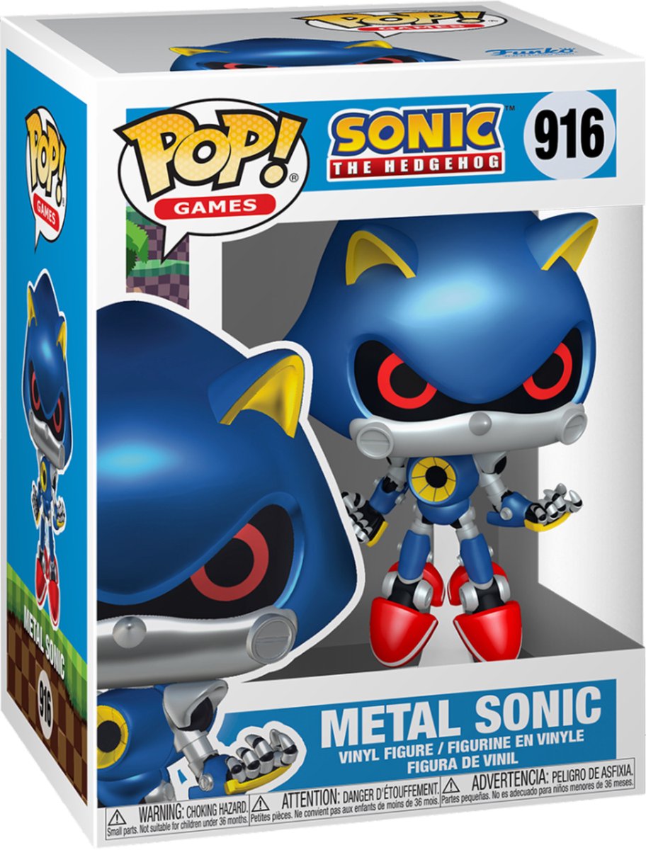 Funko Pop games: sonic - metal sonic - pop #916