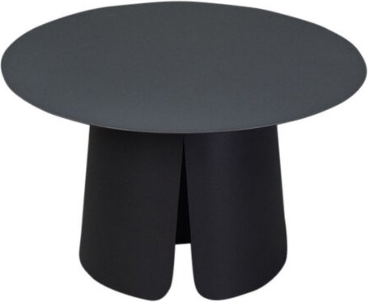 Barolo bijzettafel 70cm rond H42cm aluminium antraciet