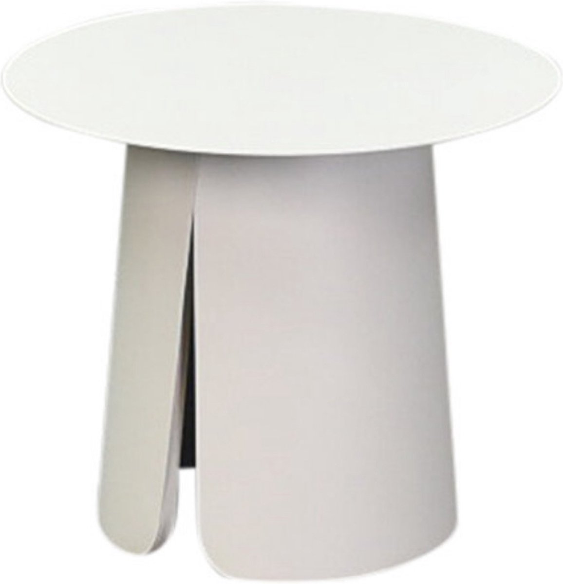 Barolo bijzettafel 45cm rond H39cm aluminium latte