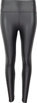 Zwarte Leatherlook Legging - Grote Maten - YU&ME Paris - Faux Leather - PU - Maat 46 - Zwart