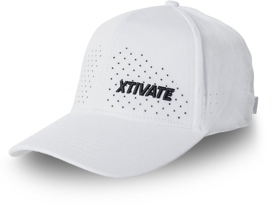 Xtivate Lifestyle® - Stijlvolle Sport Cap met Dry-Fit voor Fitness en Hardlopen - Lichtgewicht - Elastisch - Wit