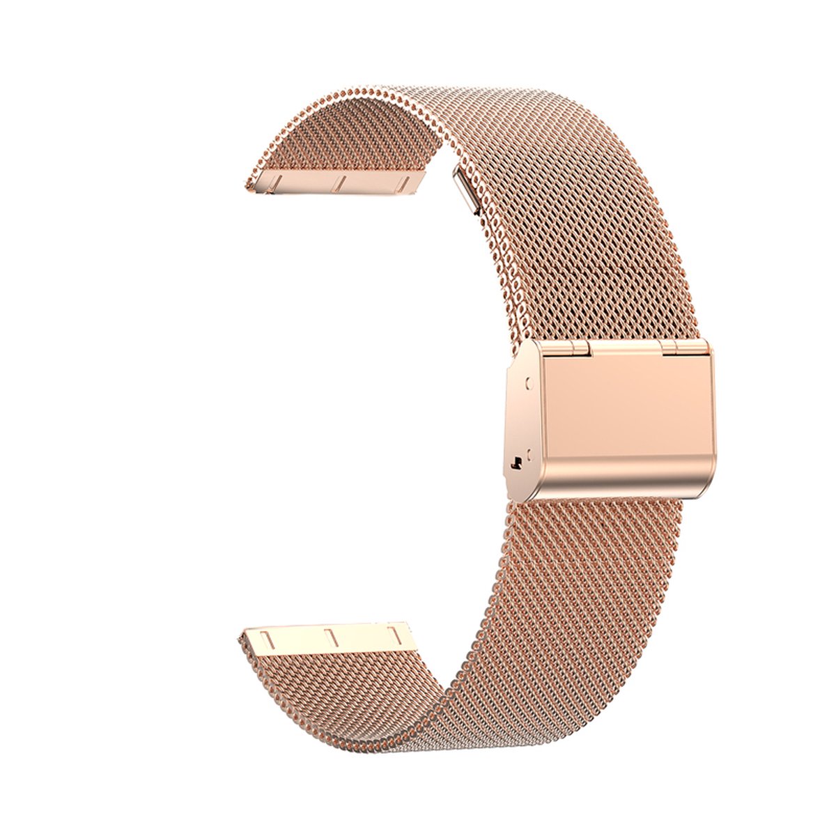 Bizoule Metalen Bandje 18mm Rose-Goud - voor Smartwatch Divina Belle
