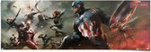 Affiche Film & TV Marvel - Captain America Civil War 53x158 cm papier couché brillant 170 grammes