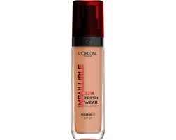 L’Oréal Paris Infaillible 32HR Fresh Wear Foundation - 300 - Langhoudende Foundation met SPF 25 en Vitamine C - 30ML