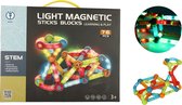 Magnetische Lichtgevende Blokken - Magnetische Bouwstenen - Constructie Speelgoed - STEM Speelgoed - 76 Elementen