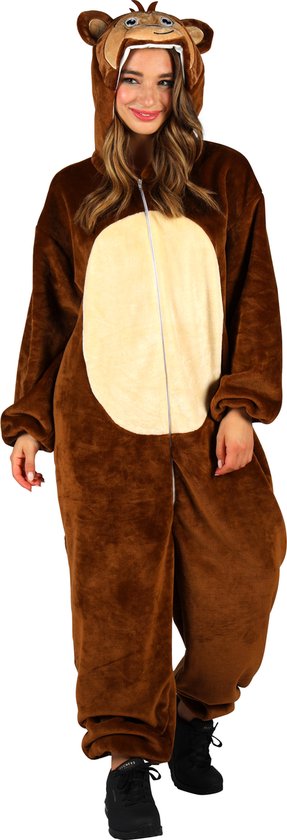 DELEY Unisex Dieren Strampler, Halloween Kostuums voor Volwassenen, Cosplay Pyjamas, Warme Nachtkleding, Thuiskleding, S