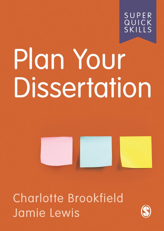 Plan Your Dissertation - cover