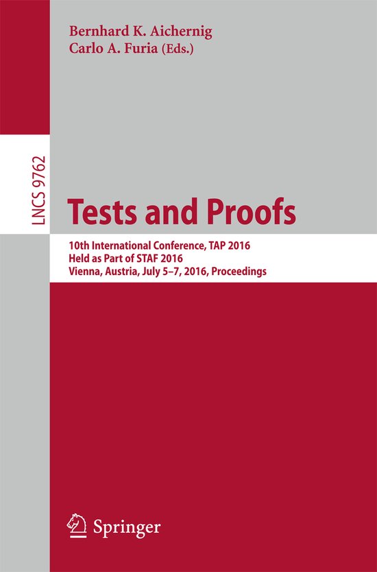 Tests and Proofs - cover