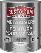 Rust-Oleum Metal Expert Direct Op Roest Metaal Verf Zijdeglans 750ml - RAL 7035