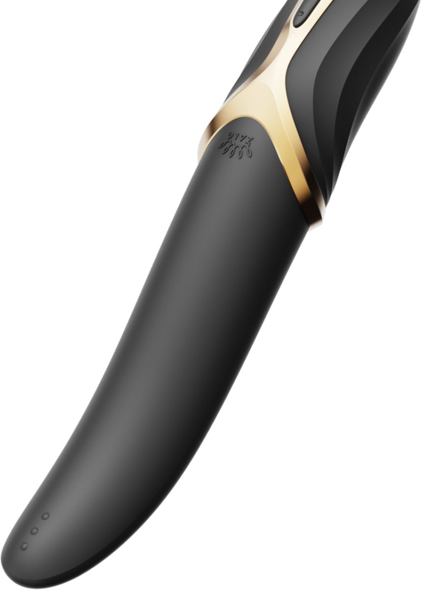 Goedkoopste Zalo - Eve - Lik Vibrator met Verwarmingsfunctie - Obsidian Zwart