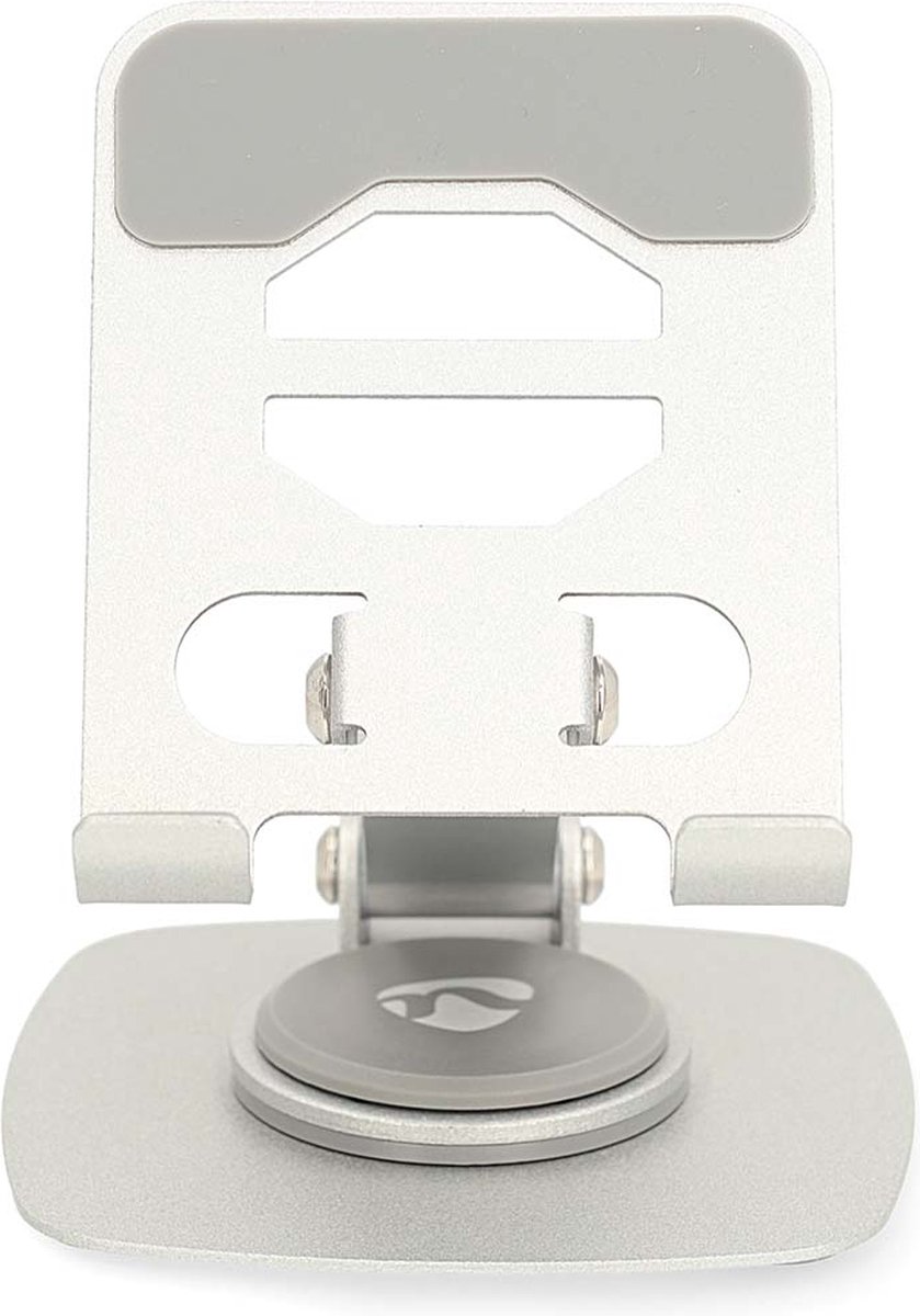 Nedis Smartphonestandaard - Universeel - Draai- en Kantelbaar - Zilver