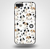 Smartphonica Telefoonhoesje voor iPhone 7/8 Plus met honden opdruk - TPU backcover case honden design / Back Cover geschikt voor Apple iPhone 7 Plus;Apple iPhone 8 Plus