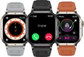 Bol.com SportsHorloge MNS -RDFIT- GPS - Unisex - Leren + siliconen horlogeband aanbieding