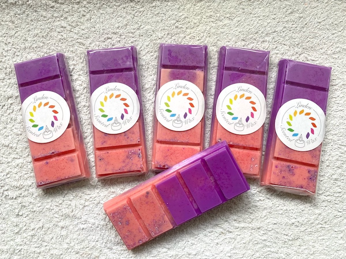 Linden - Snapbar wax melts waxmelt geur ROSEWOOD & VELVET - handgemaakt - 100% sojawax - aromatic - voor geurbrander - huisparfum -
