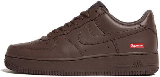 Nike Air Force 1 Supreme Marron, CU9225-200, Taille 38,5