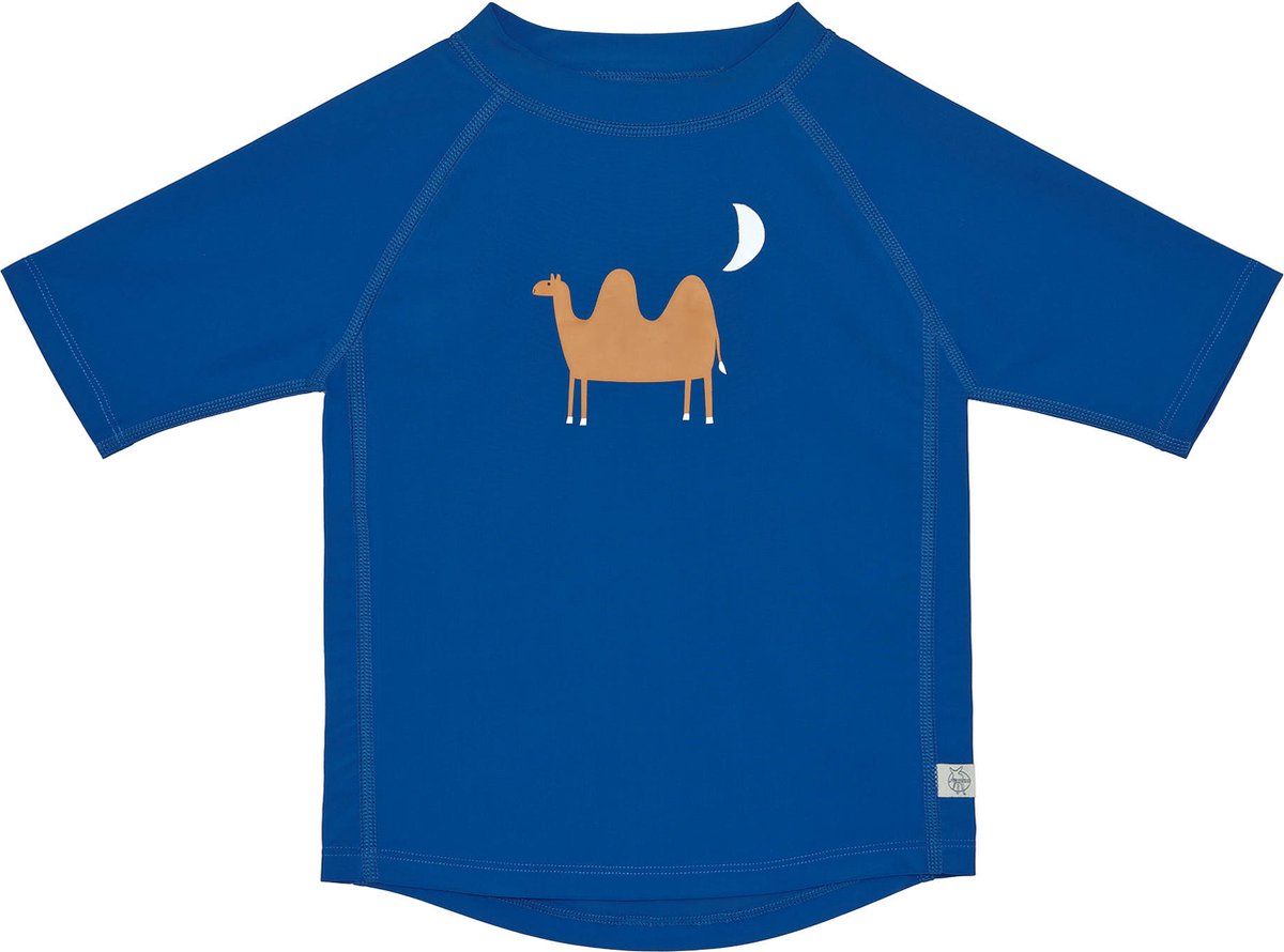Lässig Splash & Fun Zwemshirt Rashguard Korte Mouw Camel blue, 19 - 24 maanden