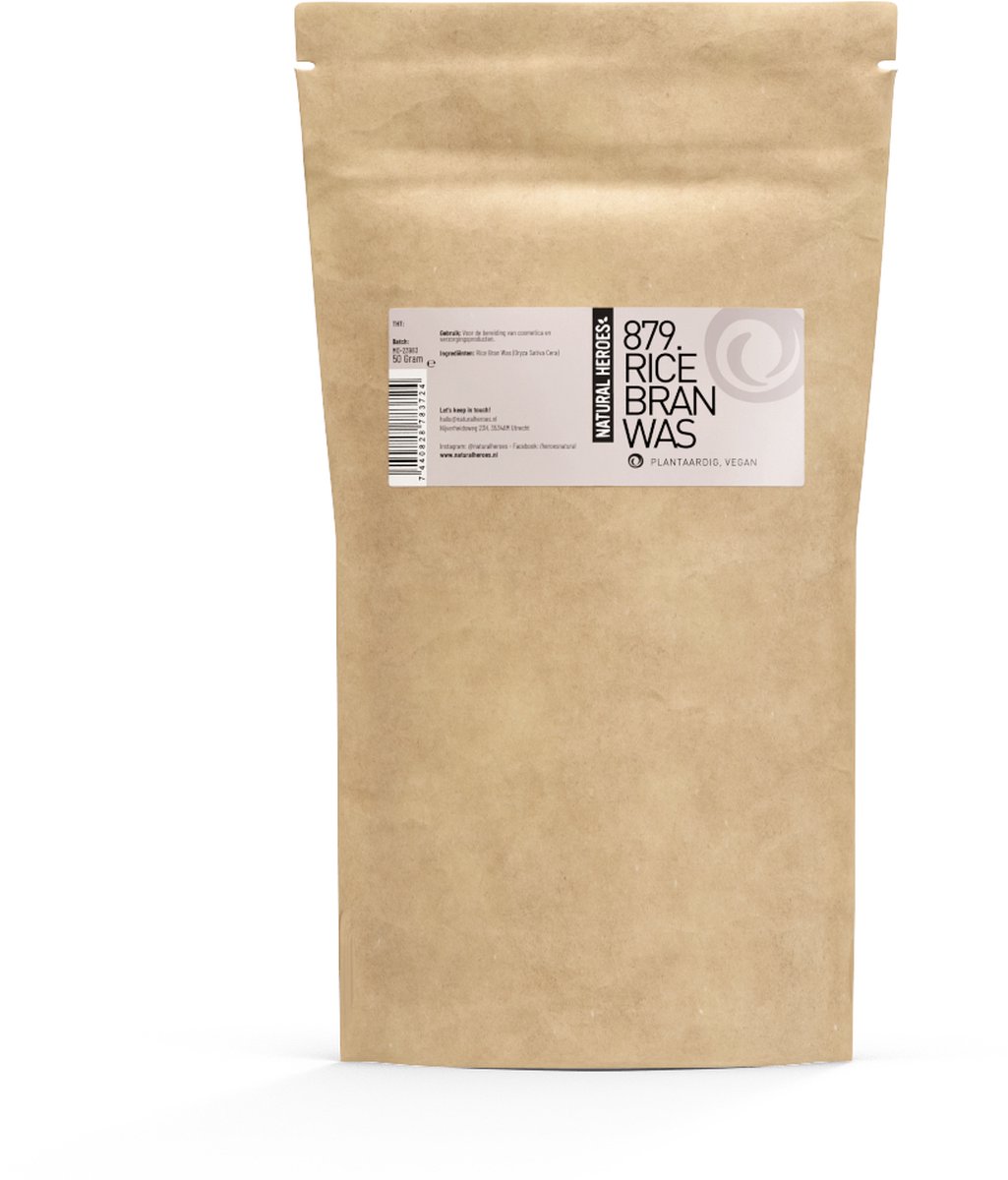Natural Heroes - Rice Bran Was 50 gram
