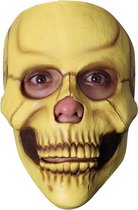 Partychimp Skelet Schedel Skull Gezichts Masker Halloween Masker voor bij Halloween Kostuum Volwassenen - Latex - One-size