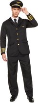 Costume de pilote | Costume d'aviation | Vol intercontinental Captain Pilot | Homme | Grand | Costume de carnaval | Déguisements