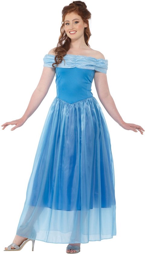 Blauw prinsessen kostuum voor vrouwen - Verkleedkleding