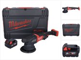 Milwaukee M18 FROP21-501X Snoerloze excentrische polijstmachine 18 V 150 mm borstelloos + 1x oplaadbare batterij 5.0 Ah + HD box - zonder lader