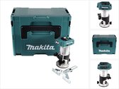 Makita DRT 50 ZJ accu multifunctionele bovenfrees borstelloos 18V Solo in Makpac 3 - zonder accu en lader